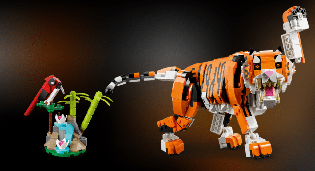 LEGO Creator 31129 Majestic Tiger onthuld - Bouwsteentjes.info
