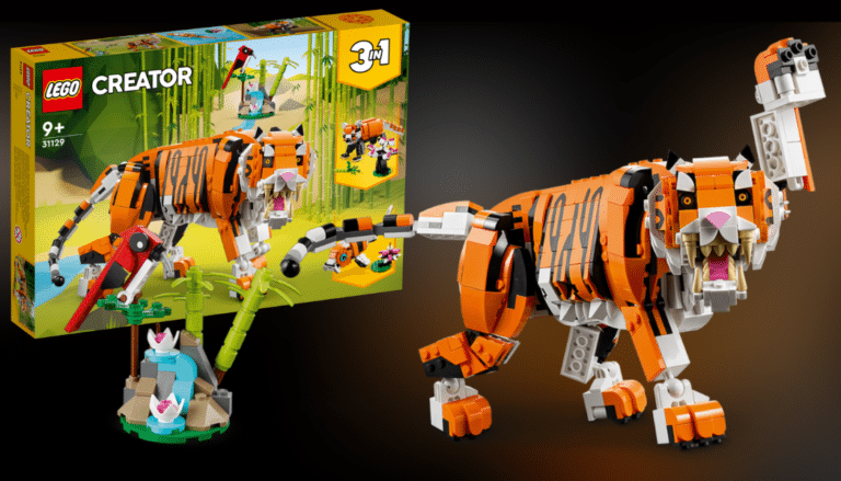 LEGO Creator 31129 Majestic Tiger onthuld - Bouwsteentjes.info