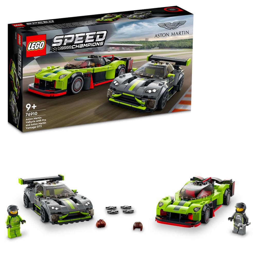 LEGO Speed ​​Champions 76910 Speed ​​Champions Aston Martin Valkyrie AMR Pro & Vantage GT3 (1)