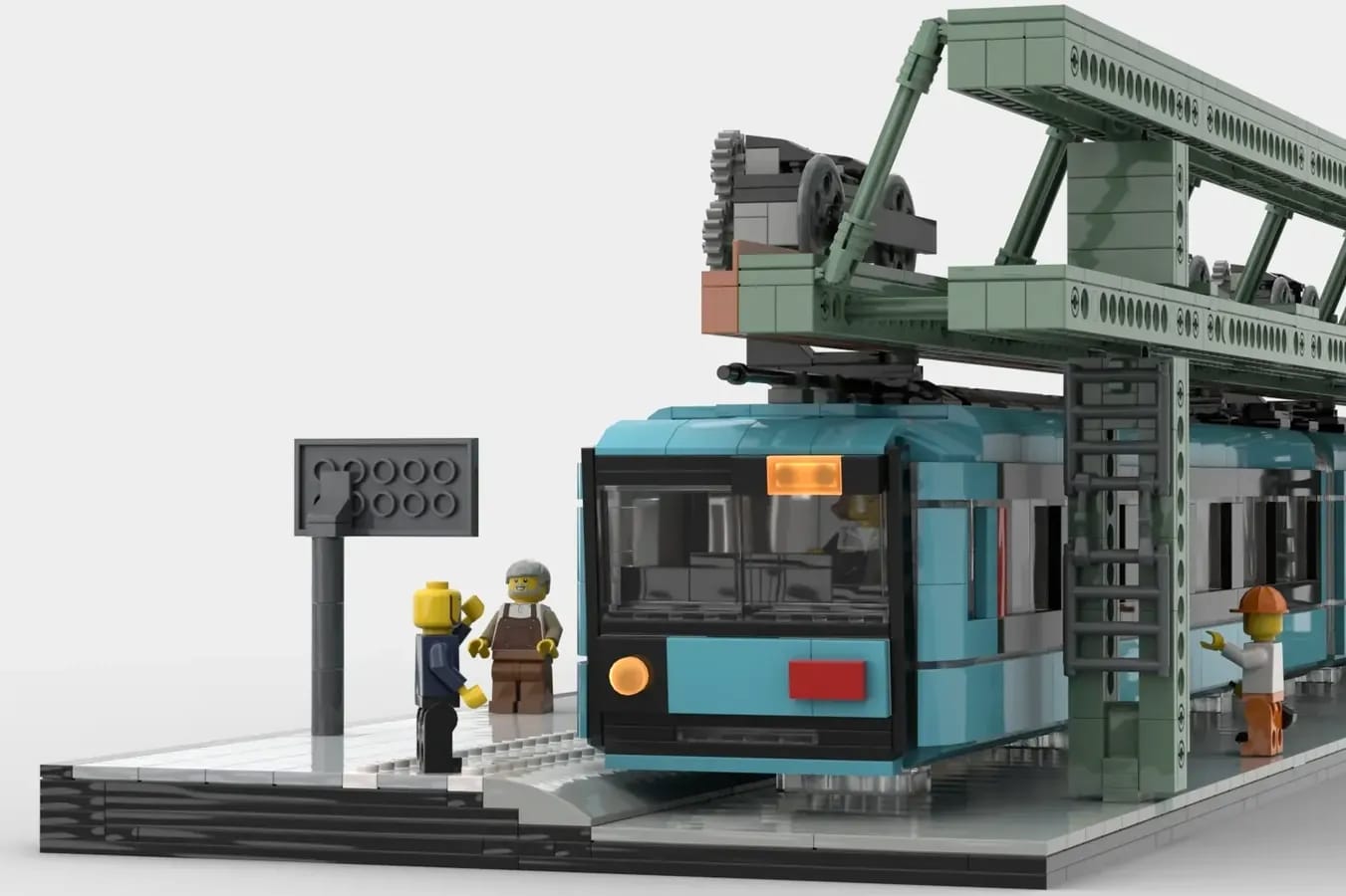 LEGO Ideas Wuppertal Suspension Railway (3)