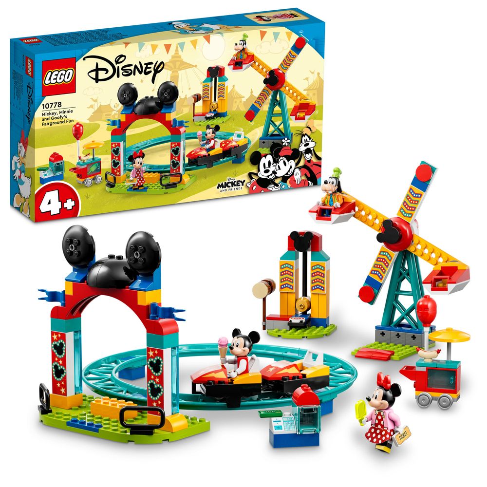 LEGO Disney 10778 Mickey, Minnie and Goofy's Fairground Fun