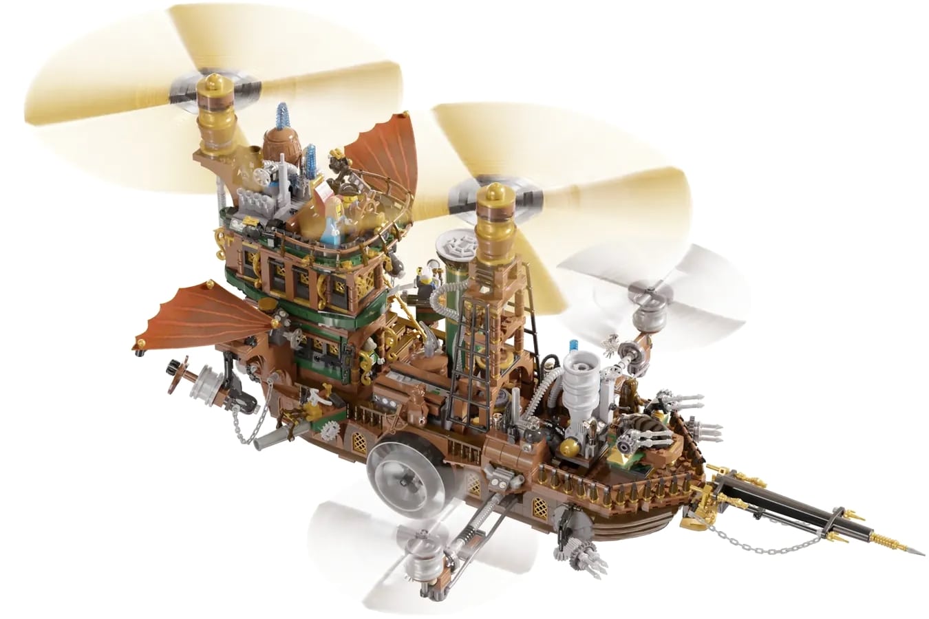 LEGO Ideas Motorized Steampunk Skyship