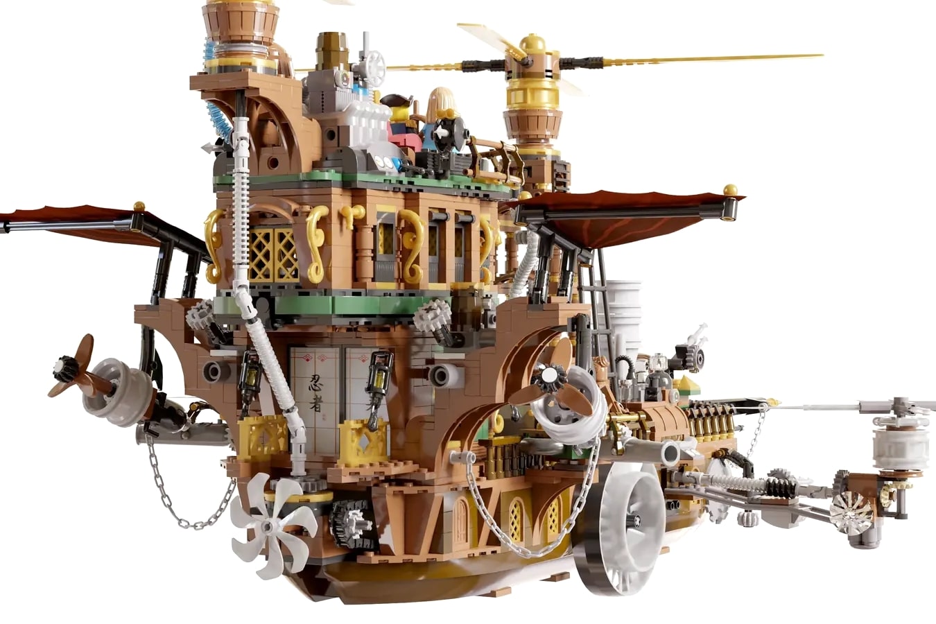 LEGO Ideas Motorized Steampunk Skyship