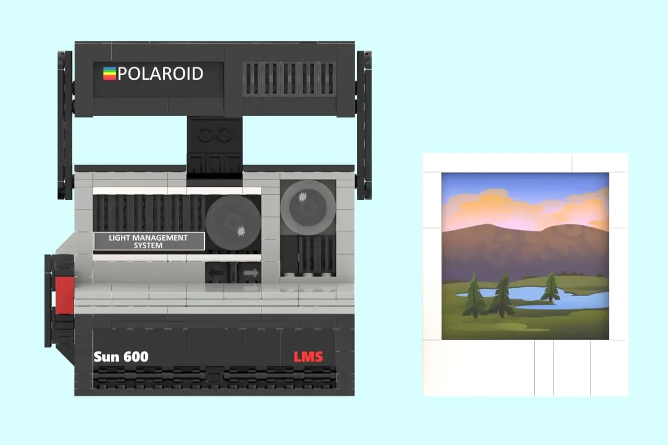 lego ideas polaroid sun 600 lms (2)