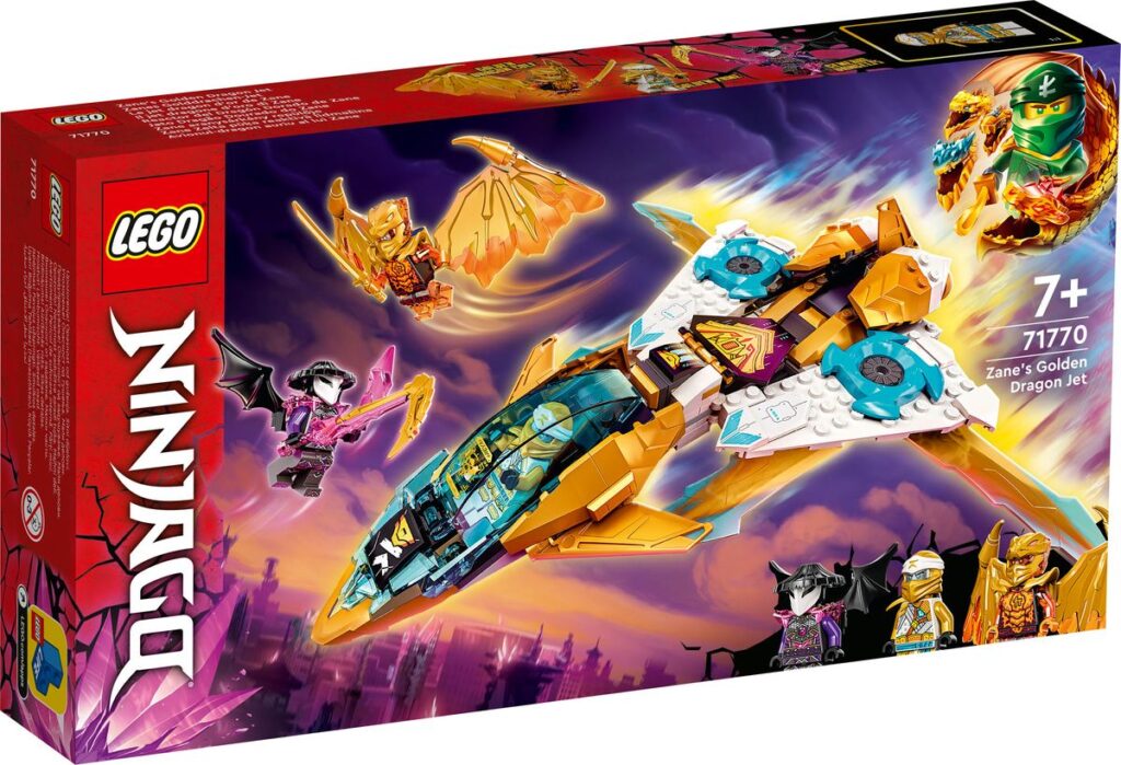 LEGO Ninjago 71770 Zane's Golden Dragon Jet