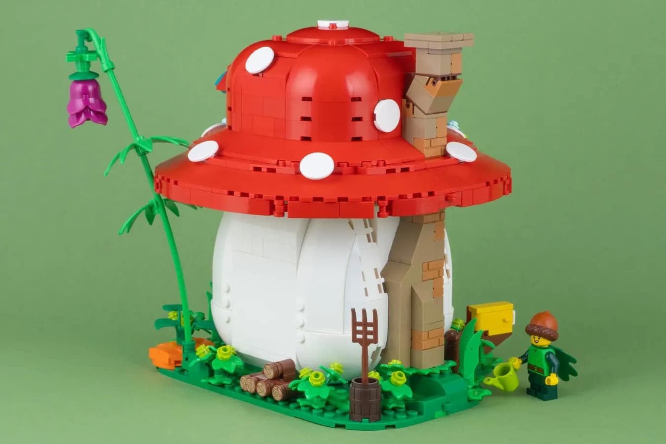 lego ideas mushroom house (7)