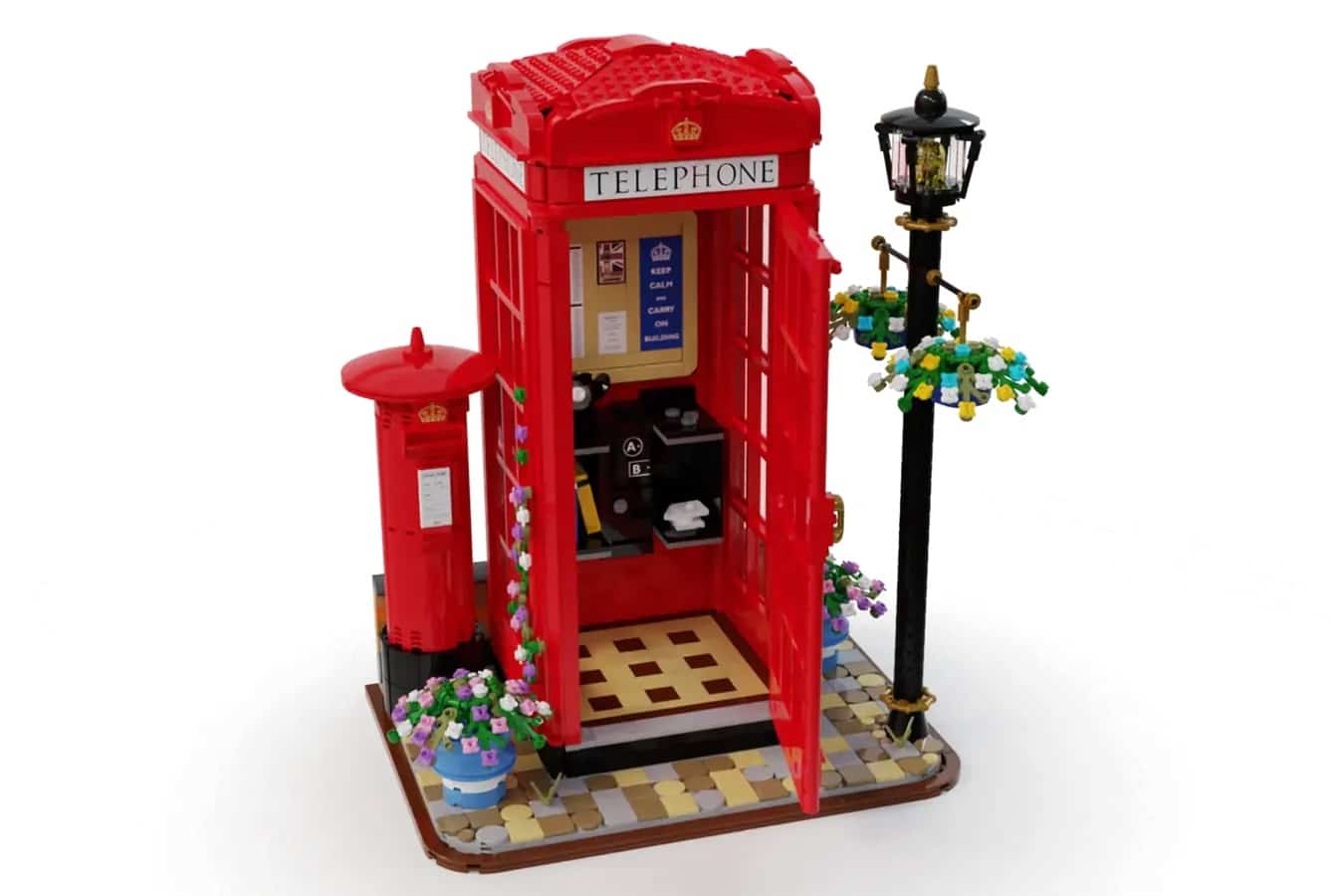 lego ideas red london telephone box (9)