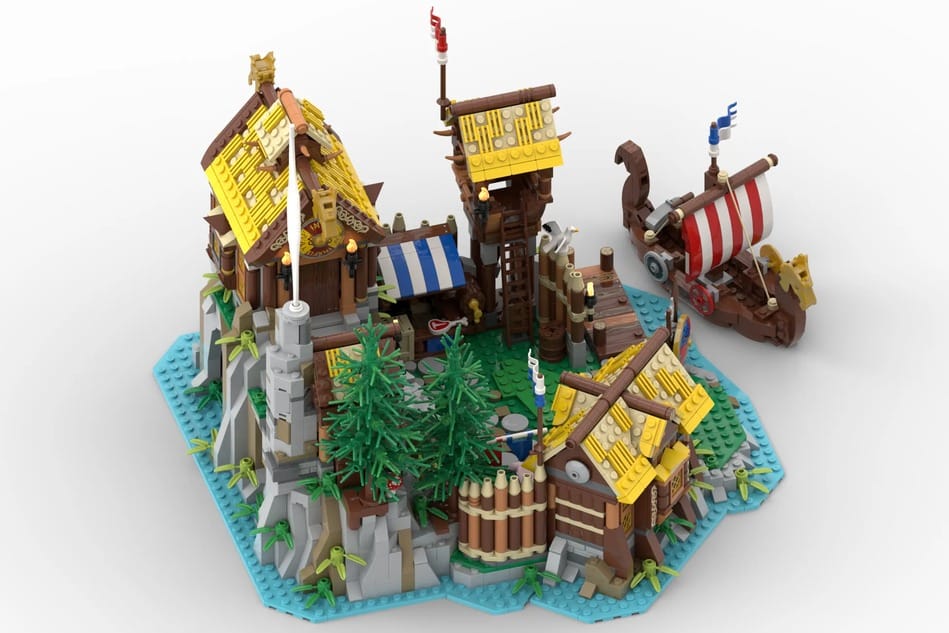 lego ideas viking village 2.0 (11)