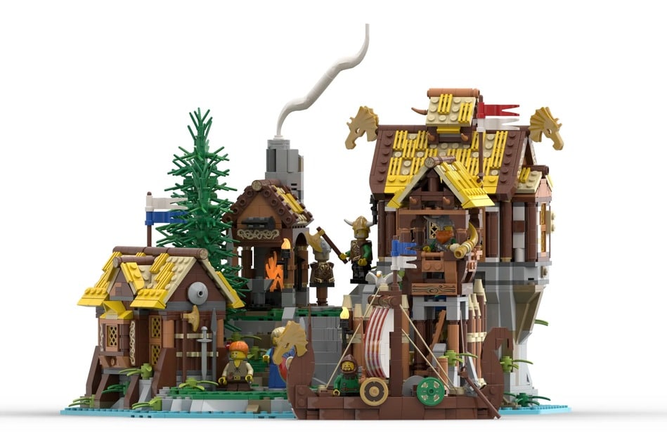 lego ideas viking village 2.0 (14)