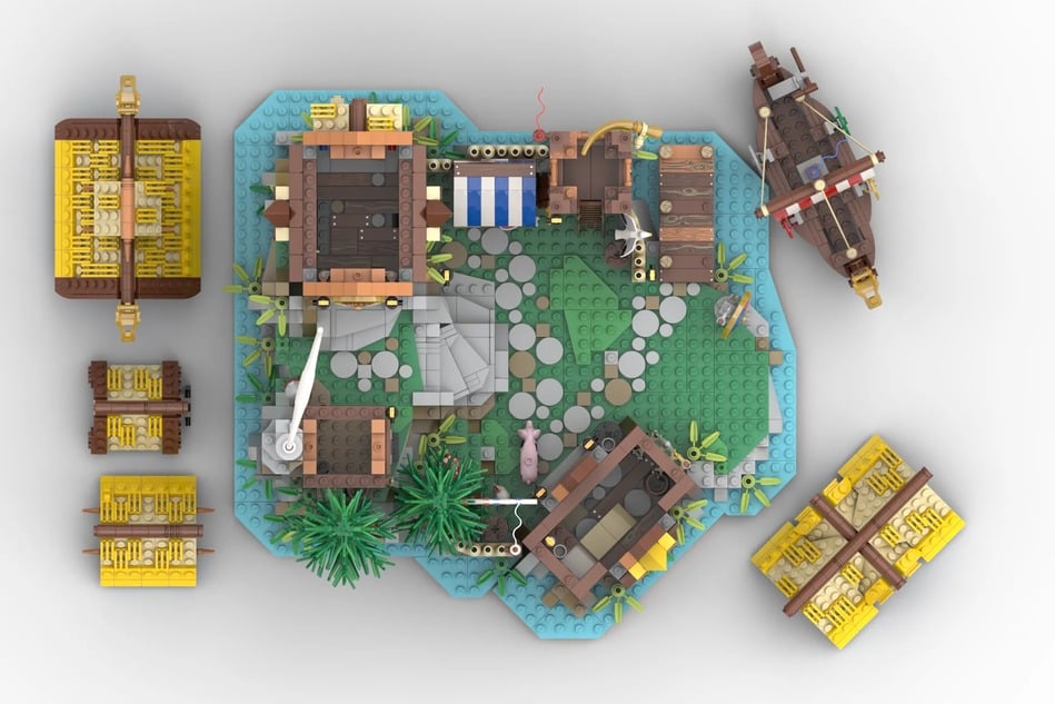 lego ideas viking village 2.0 (7)