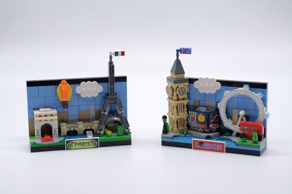 [Review] LEGO 40568 Paris Postcard & LEGO 40569 London Postcard