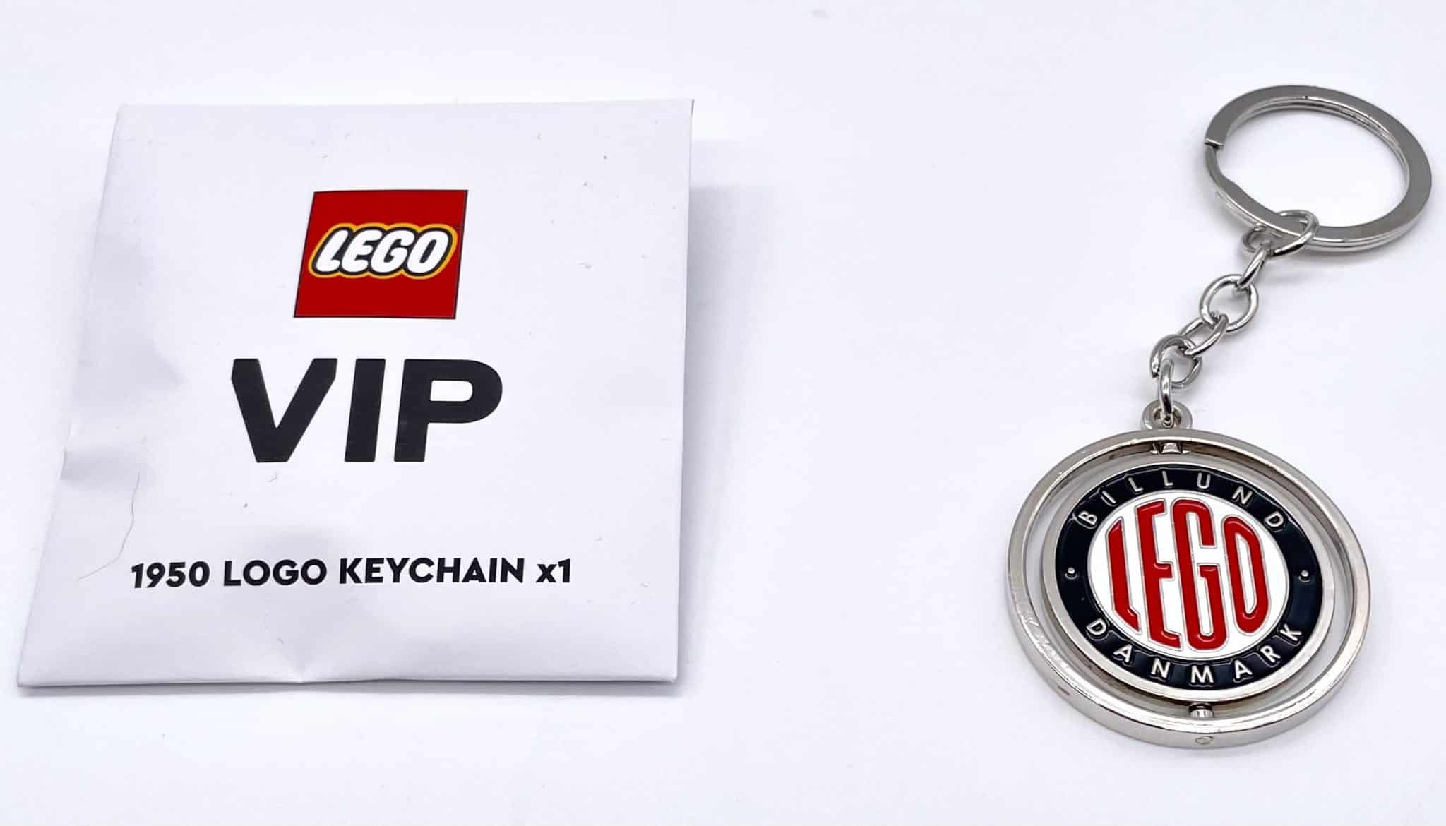 LEGO 5007093 Retro Spinning Keychain 1950 Logo