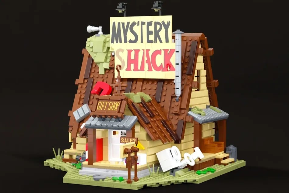 lego ideas grafity falls the mystery shack (4)
