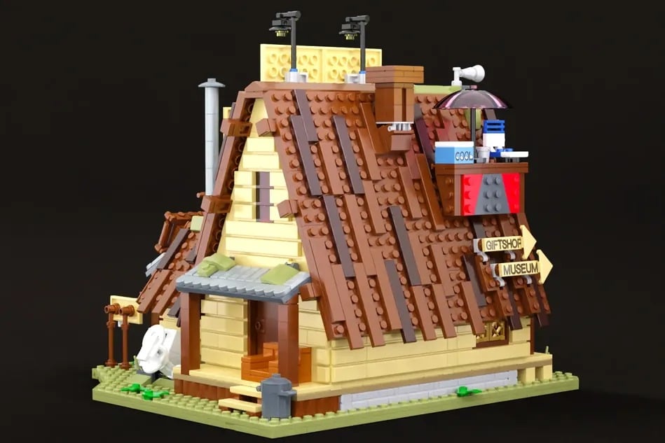 lego ideas grafity falls the mystery shack (5)