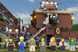 lego ideas working log flume (4)