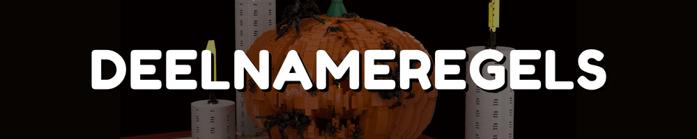 regels winactie banner bouwsteentjes halloween