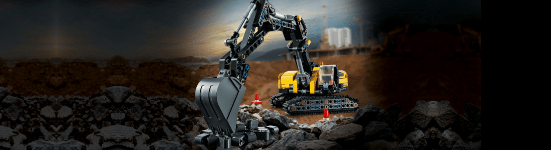 lego technic heavy duty excavator