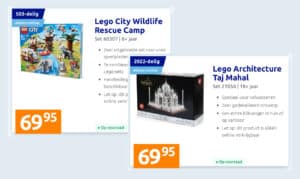 lego action aanbieding