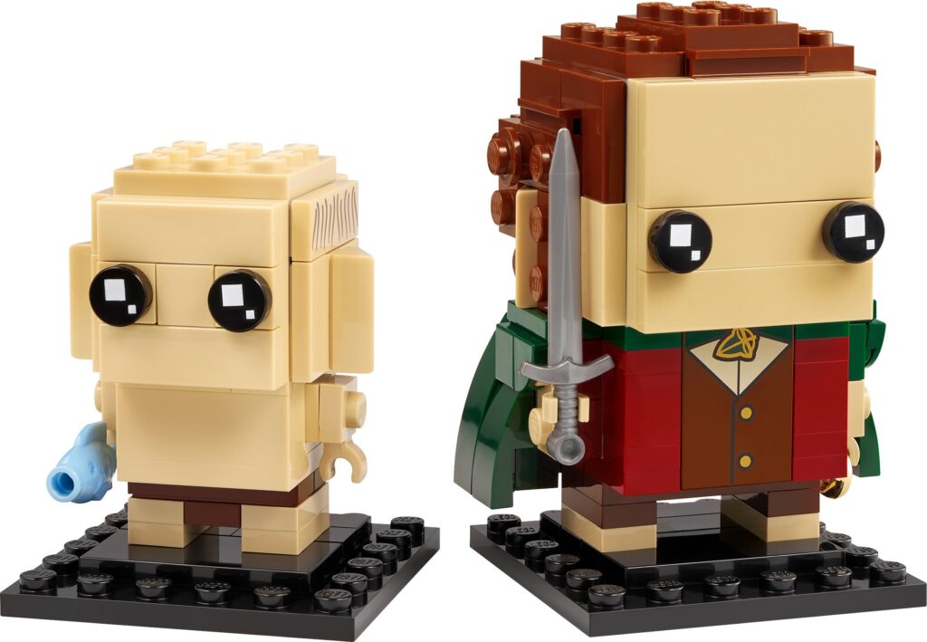 lego brickheadz 40630 frodo & gollum