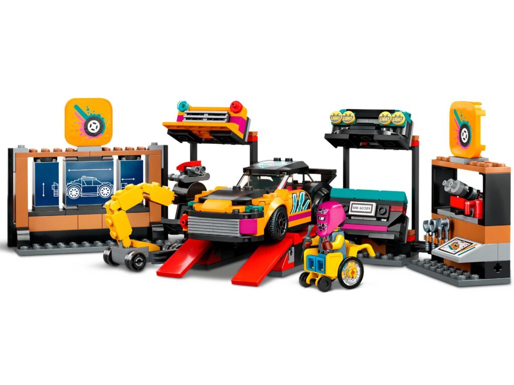 lego city 60389 custom car garage (5)