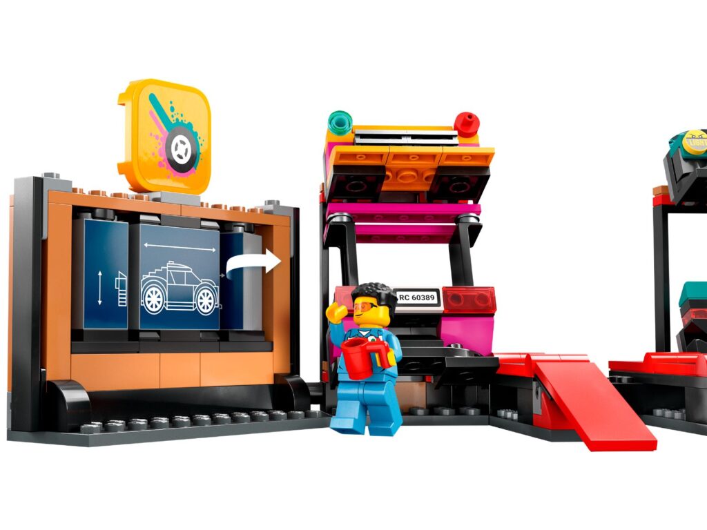 lego city 60389 custom car garage (9)