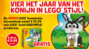 gratis lego jaar van het konijn