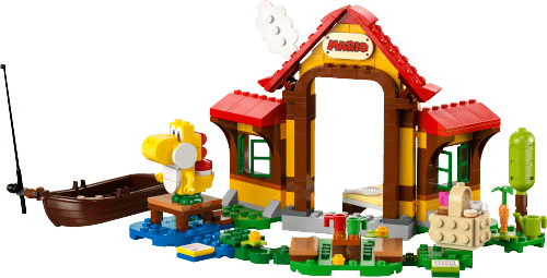 lego super mario 71422 picnic at mario's house