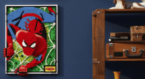 lego art 31209 the amazing spider man header