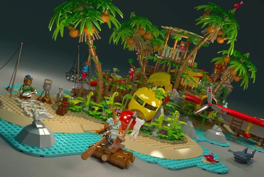 lego ideas talespin seaduck meeting seagull (2)