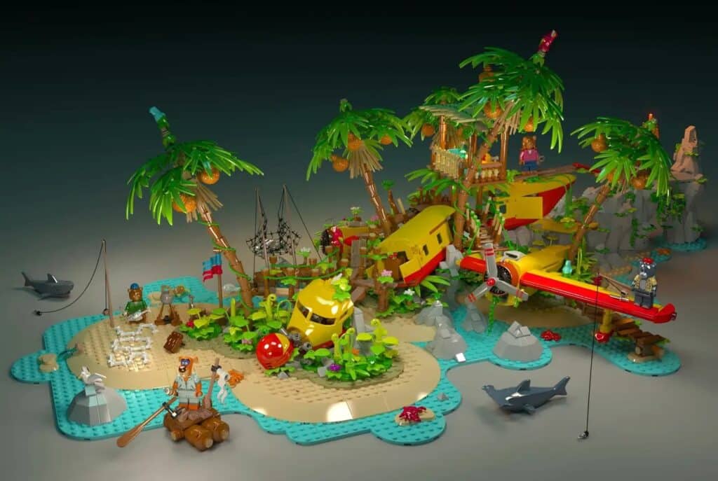 lego ideas talespin seaduck meeting seagull (6)