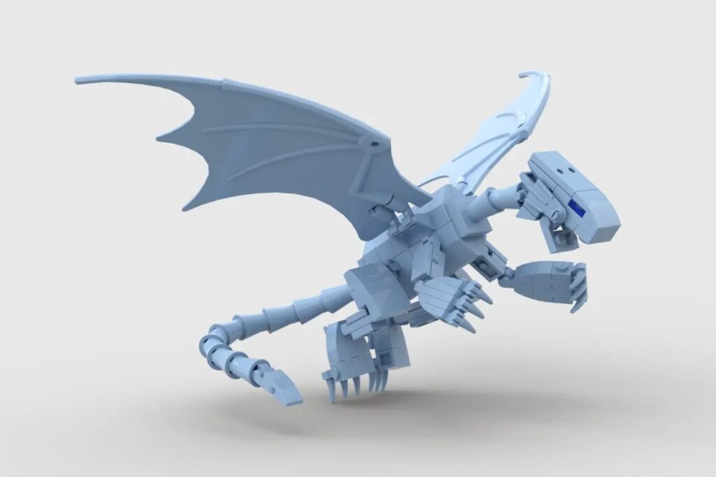 lego ideas yu gi oh – dark magician vs blue eyes white dragon (3)