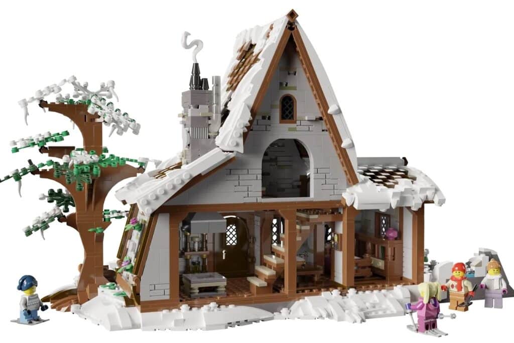 lego ideas snowy morning in the countryside (2)