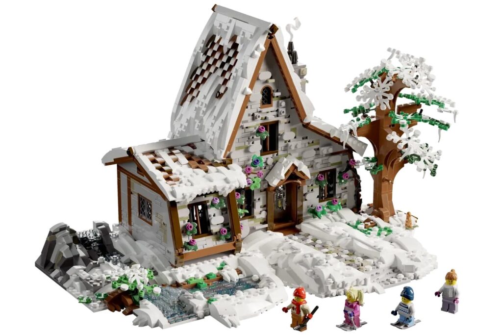 lego ideas snowy morning in the countryside (3)