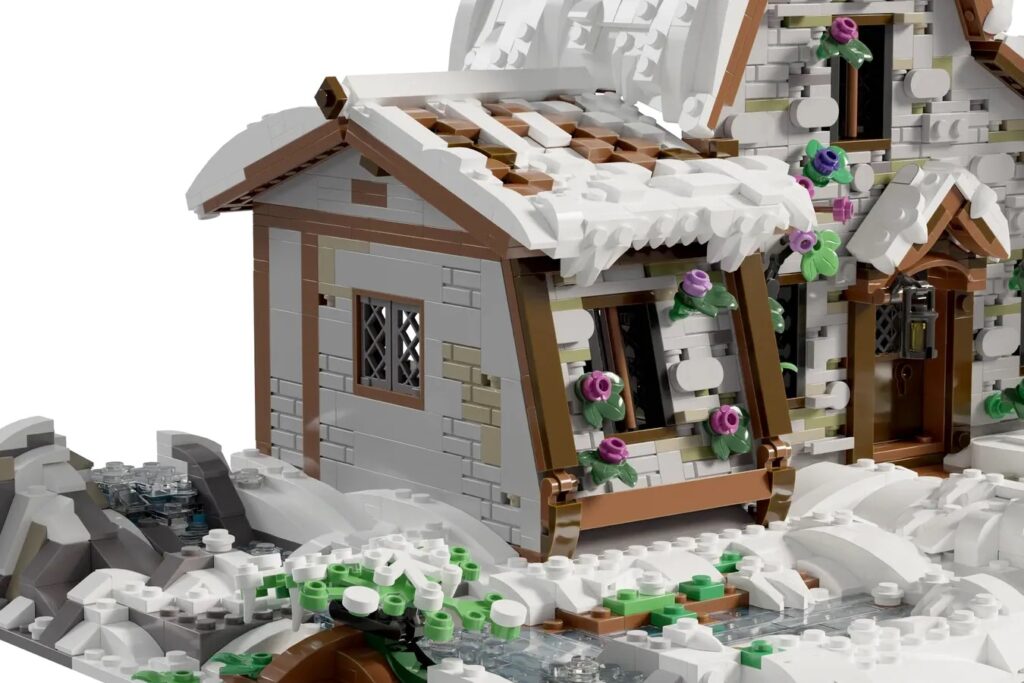 lego ideas snowy morning in the countryside (4)