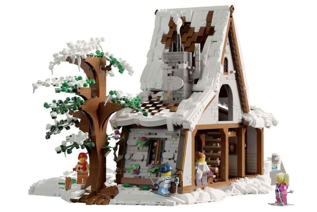 lego ideas snowy morning in the countryside (5)