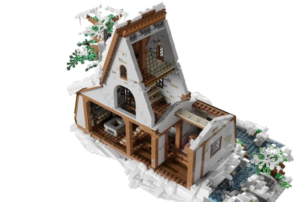 lego ideas snowy morning in the countryside (6)
