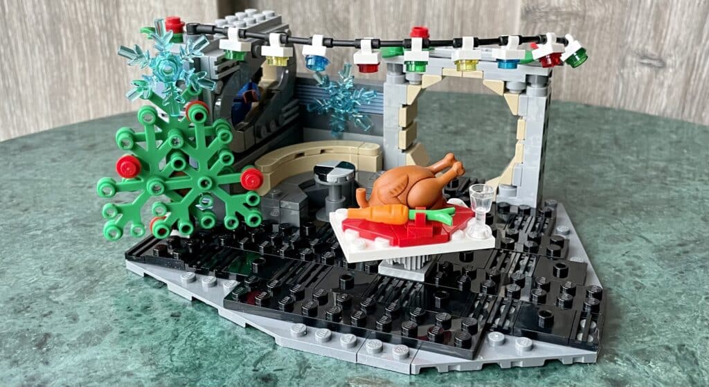 40658 millennium falcon holiday diorama 4