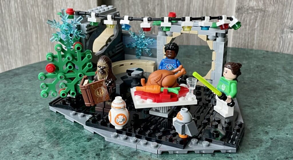 40658 millennium falcon holiday diorama 7