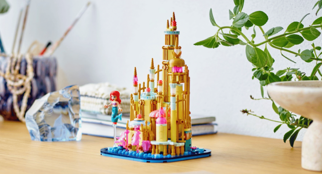 lego 40708 mini disney ariel's castle