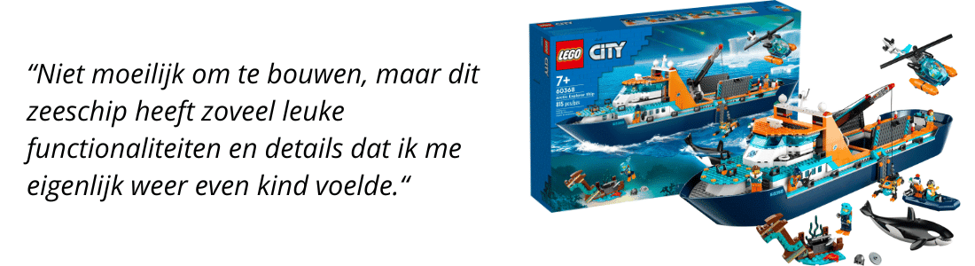 lego city 60368 arctic explorer ship