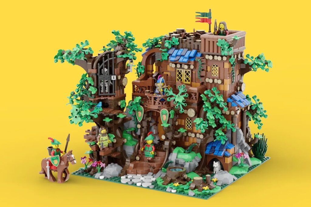 lego ideas forest base