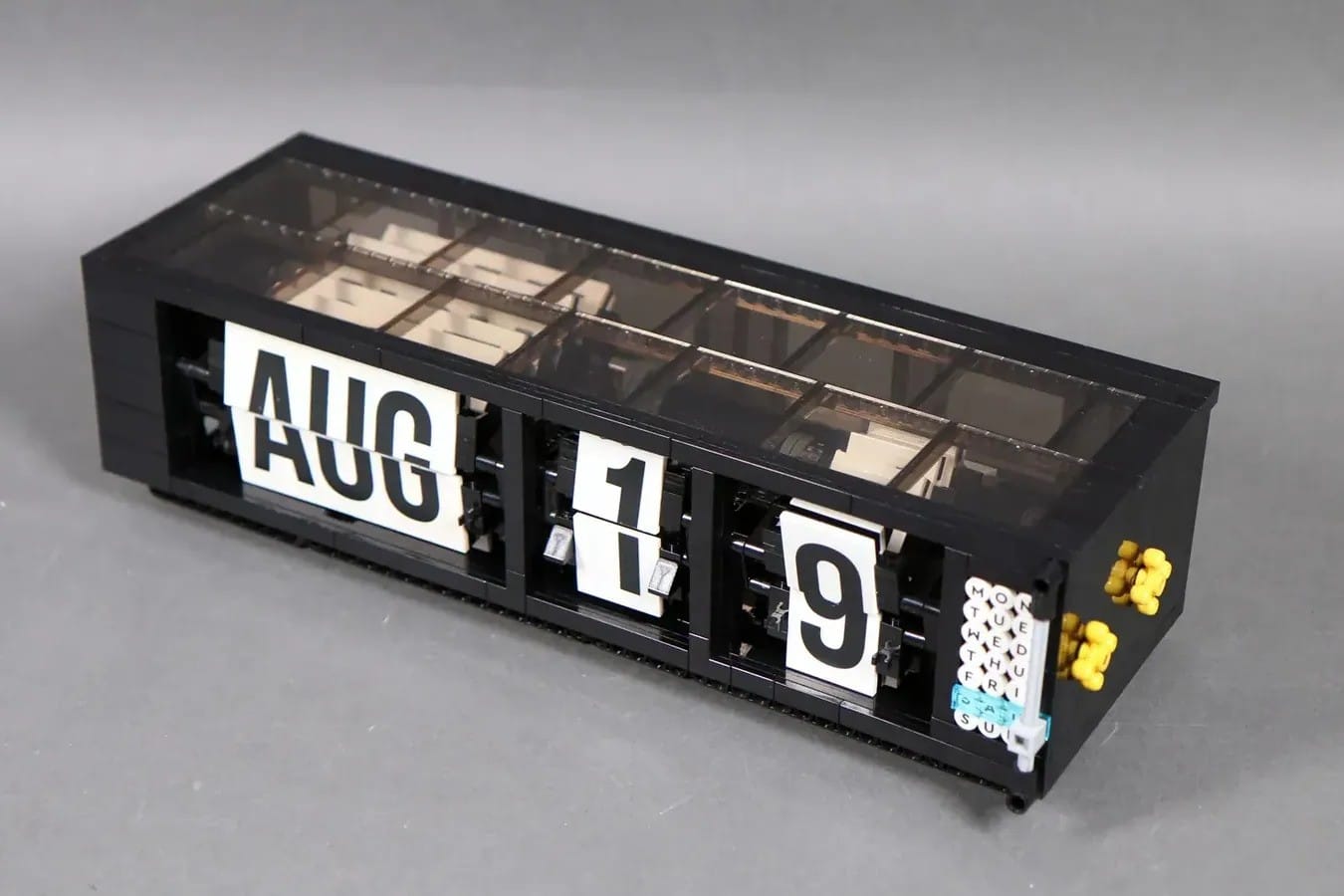 lego ideas mechanical flip calendar