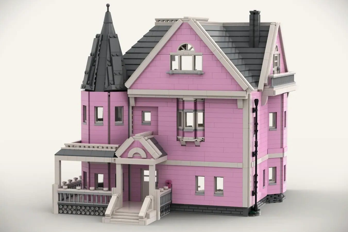 lego ideas the pink palace apartment from coraline