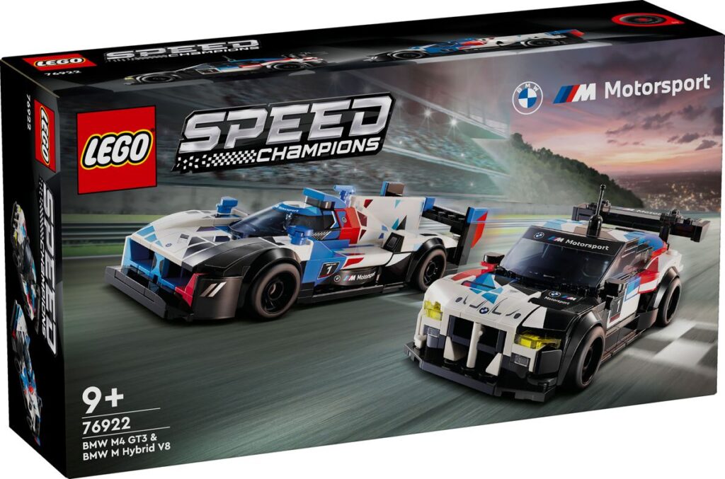 lego speed champions 76922 bmw m4 gt3 & bmw m hybrid v8 (1)