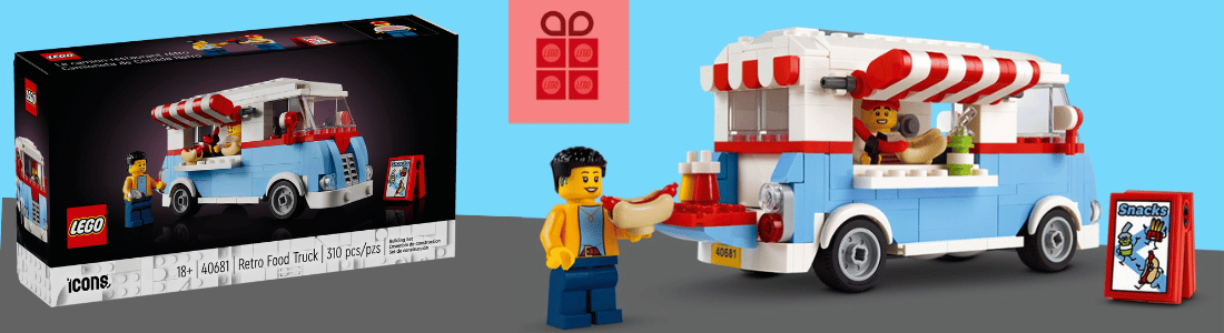 gratis lego icons 40681 retro food truck