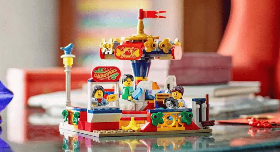 LEGO 40714 Carousel Ride onthuld – vanaf maart te koop