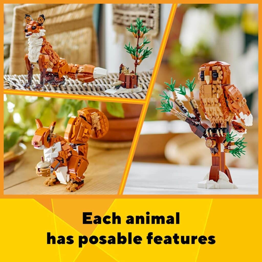 lego creator 31154 forest animals red fox (4)