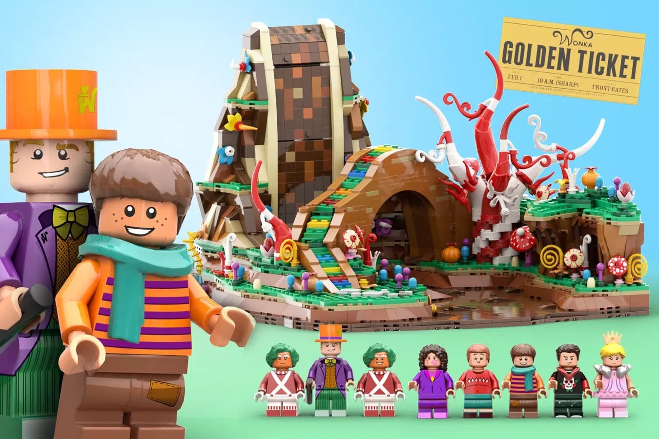 lego ideas charlie and the chocolate factory