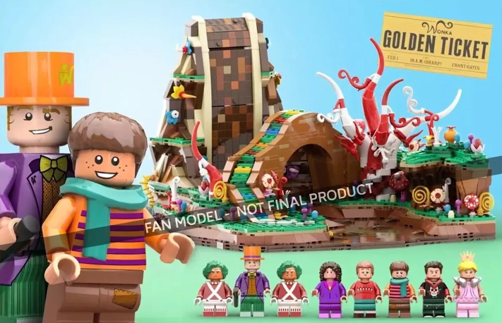 lego ideas charly and the chocolade factory