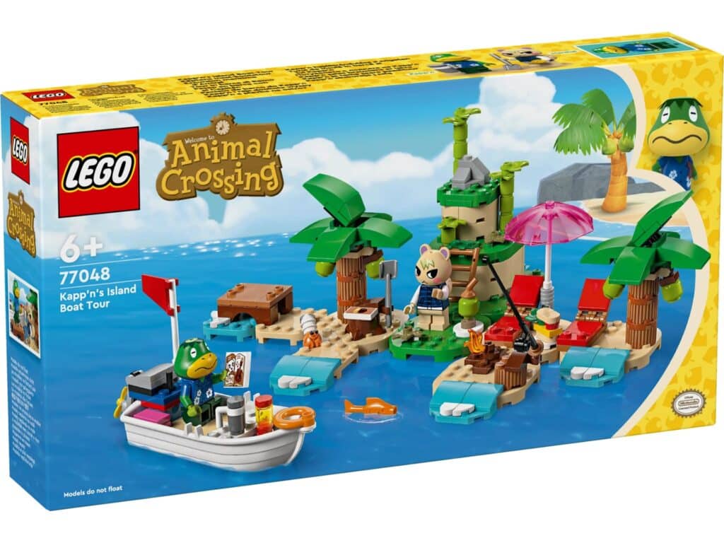 lego animal crossing 77048 kapp’n’s island boat tour